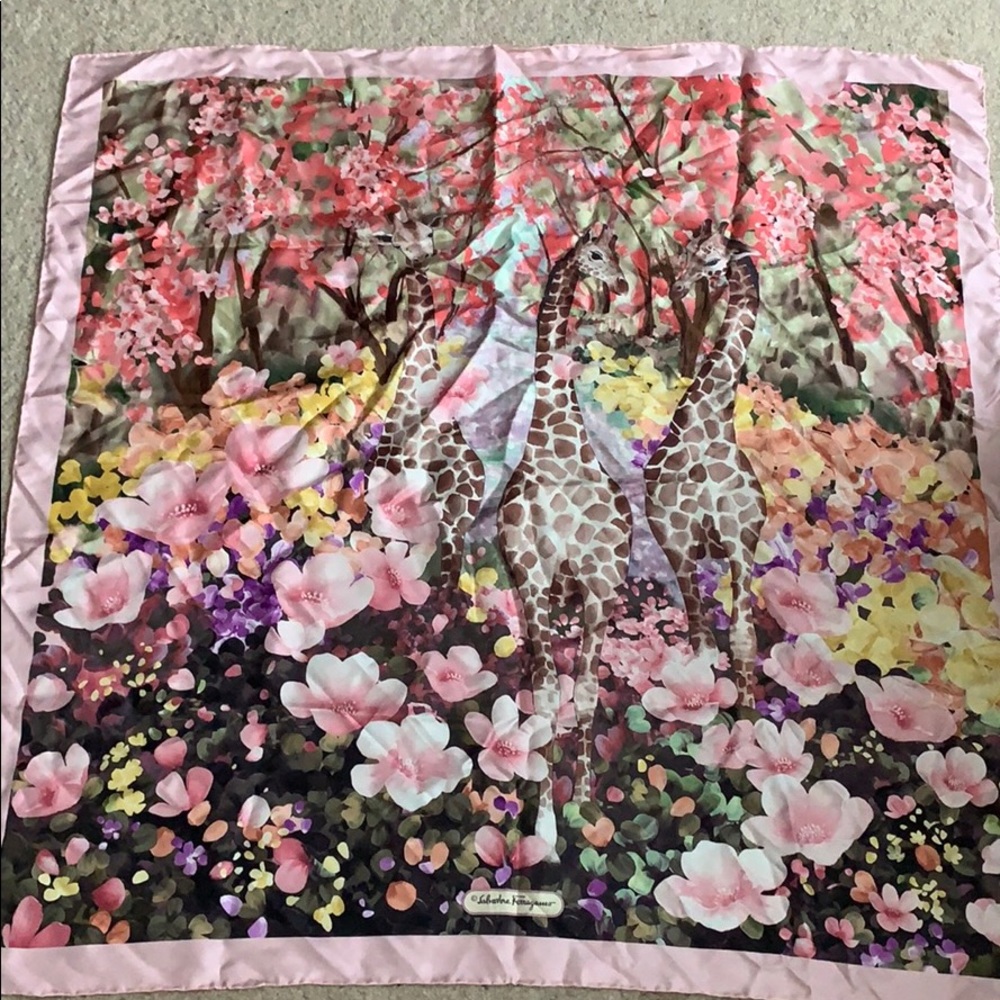 Salvatore Ferragamo Silk Scarf
